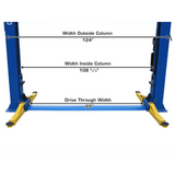 Atlas BP8000 8,000 lb Capacity Baseplate 2-Post Lift