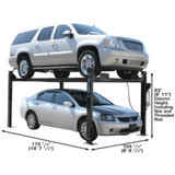 Atlas Garage PRO8000 Portable Hobbyist 8,000 lb. Capacity 4-Post Lift