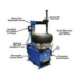 Atlas TC229 Rim-Clamp Tire Changer with Beadblaster