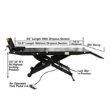 Atlas Cyclelift Air Operated 1,000 lb Capacity Motorcycle Lift