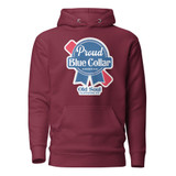 Proud Blue Collar Hoodie