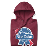 Proud Blue Collar Hoodie