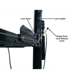 Atlas Garage PRO8000EXT 4 Post Lift + RJ35 Sliding Jacks Combo