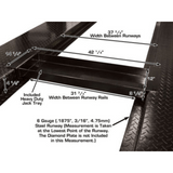 Atlas Garage PRO8000EXT 4 Post Lift + RJ35 Sliding Jacks Combo