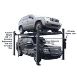 Atlas Garage PRO8000EXT 4 Post Lift + RJ35 Sliding Jacks Combo