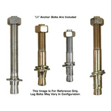 Atlas 412 12,000 lb Commercial  4-Post Lift + RJ6 Jacks Combo