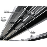 Atlas ALI Certified APEX9 4-Post Lift + RJ6 Rolling Bridge Jacks Combo