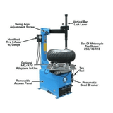 Atlas TC289 Tire Changer + WB11 Wheel Balancer Deluxe Motorcycle Combo Package