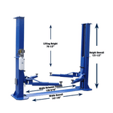 MTD TP12KFX 12,000 lb 2 Post Floor Plate Lift