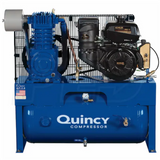 Quincy QT 14-HP 30-Gallon Two-Stage Truck Mount Air Compressor w/ Electric Start Kohler Engine