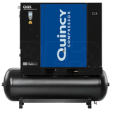 Quincy QGS 20-HP 132-Gallon Rotary Screw Air Compressor w/ Dryer (208-230/460V 3-Phase)