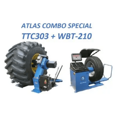 Atlas TC303 Tire Changer + WBT-210 Wheel Balancer Combo Package