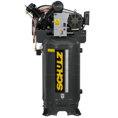 Schulz V-Series 7580VV30X-3 7.5-HP 80-Gallon Two-Stage Air Compressor (208V 3-Phase)
