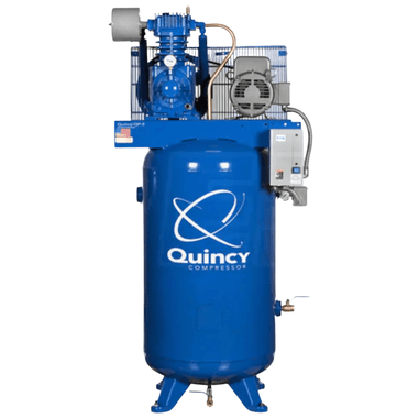 Quincy QP Pro 5-HP 80-Gallon Pressure Lubricated Two-Stage Air Compressor (230V 3-Phase)