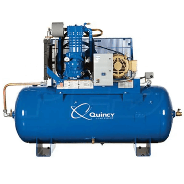 Quincy QP Pro 10-HP 120-Gallon Pressure Lubricated Two-Stage Air Compressor (230V 3-Phase)