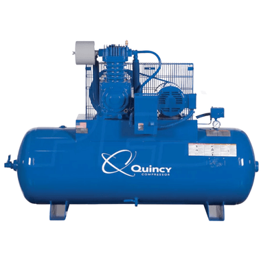 Quincy QP MAX 10-HP 120-Gallon Pressure Lubricated Two-Stage Air Compressor (208V 3-Phase)