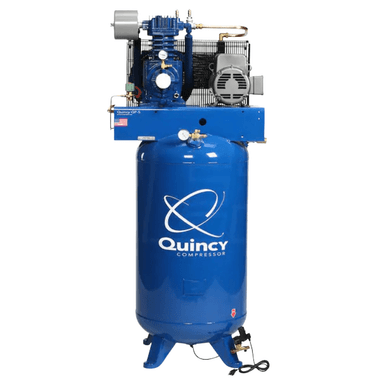 Quincy QP MAX 5-HP 80-Gallon Pressure Lubricated Two-Stage Air Compressor (230V 1-Phase)