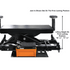 Atlas ALI Certified APEX9 4-Post Lift + RJ6 Rolling Bridge Jacks Combo
