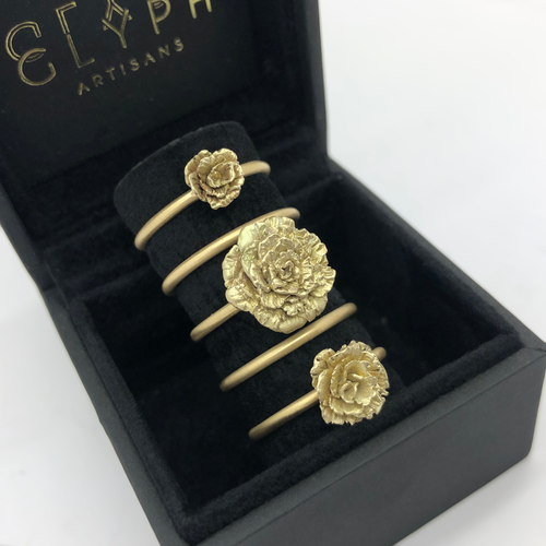 Rose Ring Singles - multiple options (Made to Order)
