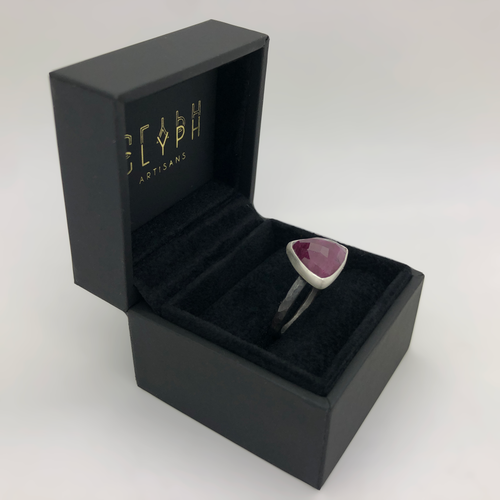 Size 8 Ruby Zoisite ring (Ready to Ship)