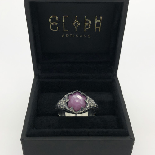 Pink Star Sapphire Ring - Size 7 (Ready to Ship)