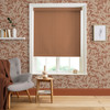 Rustic Ikat Clay Blackout Roller Blind