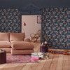 Cath Kidston Painted Kingdom Navy Wallpaper
