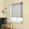 Flame Leaf Green Roller Blind