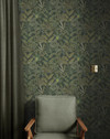 Vendura Weave Emerald Wallpaper