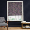 Painterly Flora Blue & Pink Roman Blind