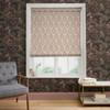 Flame Leaf Pink Roman Blind