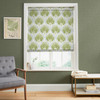 Lissome Leaf Olive Roman Blind