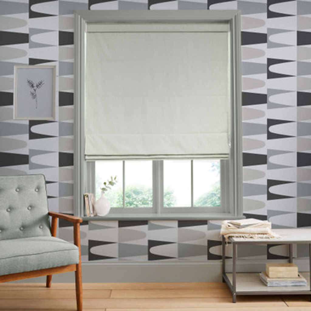 Opulence Warm Grey Roman Blind