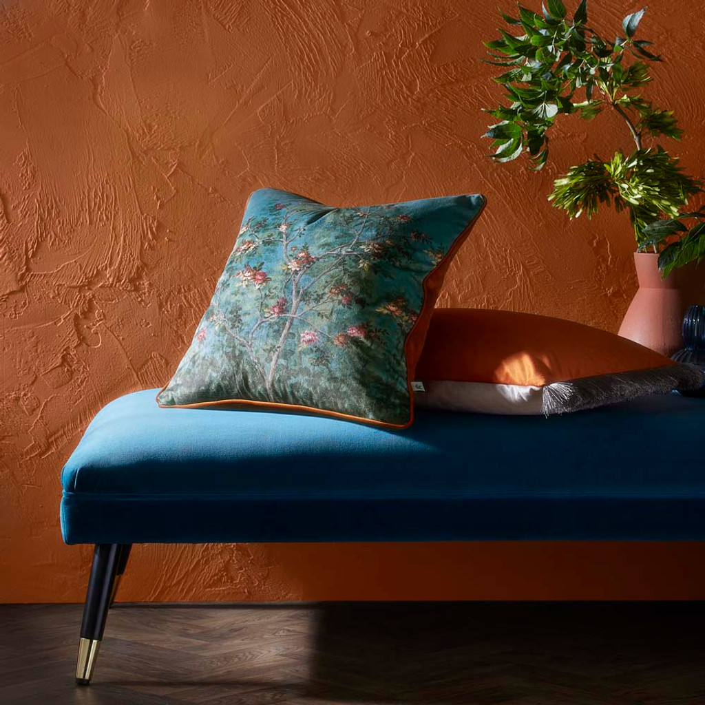 Night Garden Navy Cushion