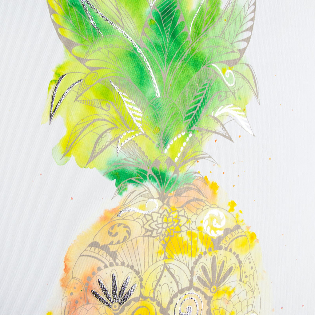 Pineapple Tropics Printed Canvas Wall Art