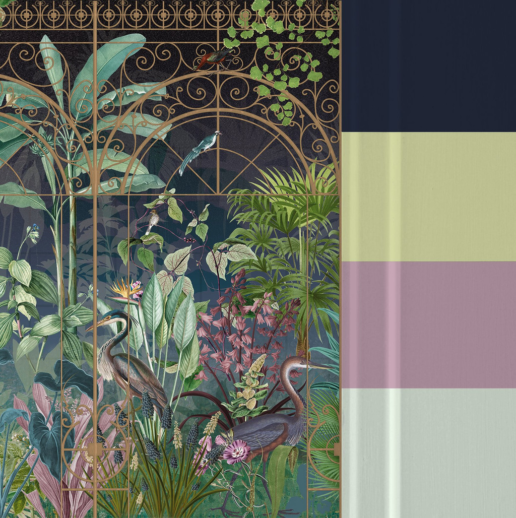 Into The Glasshouse Night Bespoke Mural