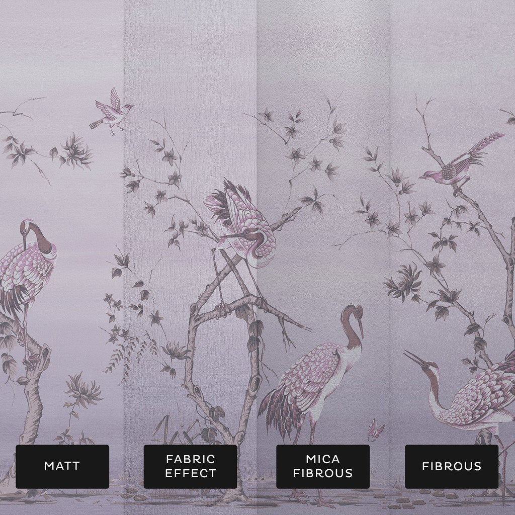 Grazing Cranes Dusk Bespoke Mural - 124784_SUBSTRATE_01.jpg