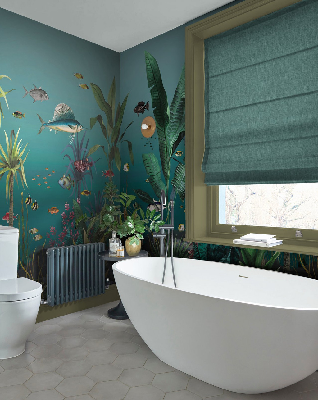 Technicolour Aquarium Teal Bespoke Mural - 124699_ROOMSET_01.jpg