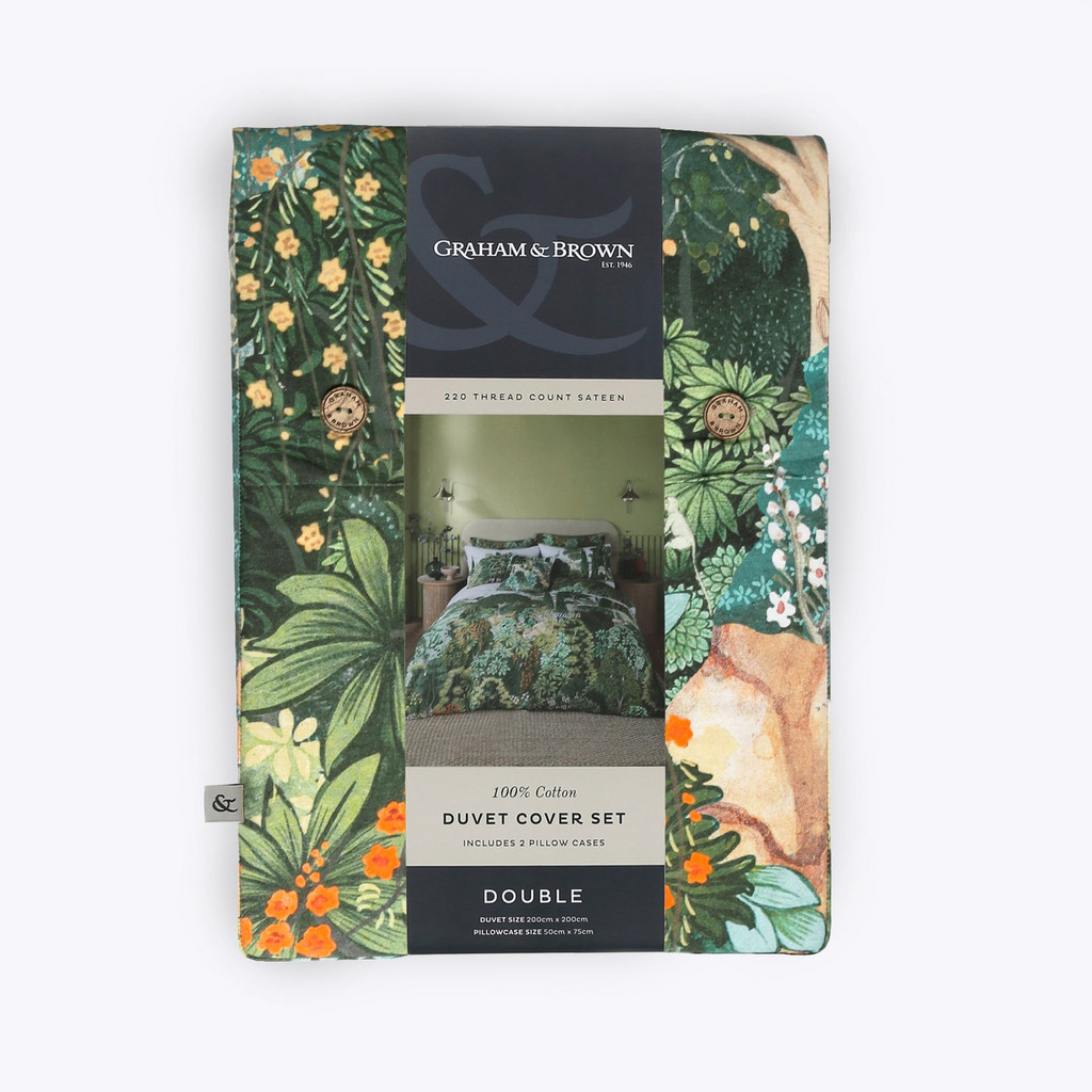 New Eden Green Duvet Cover Set