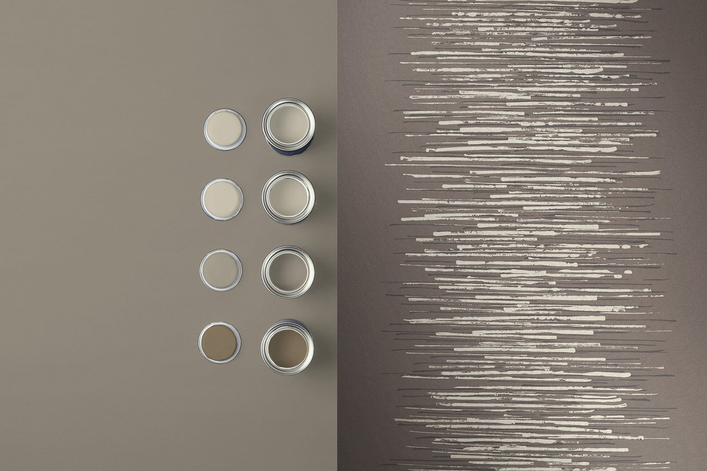Tornado Stripe Neutral Wallpaper