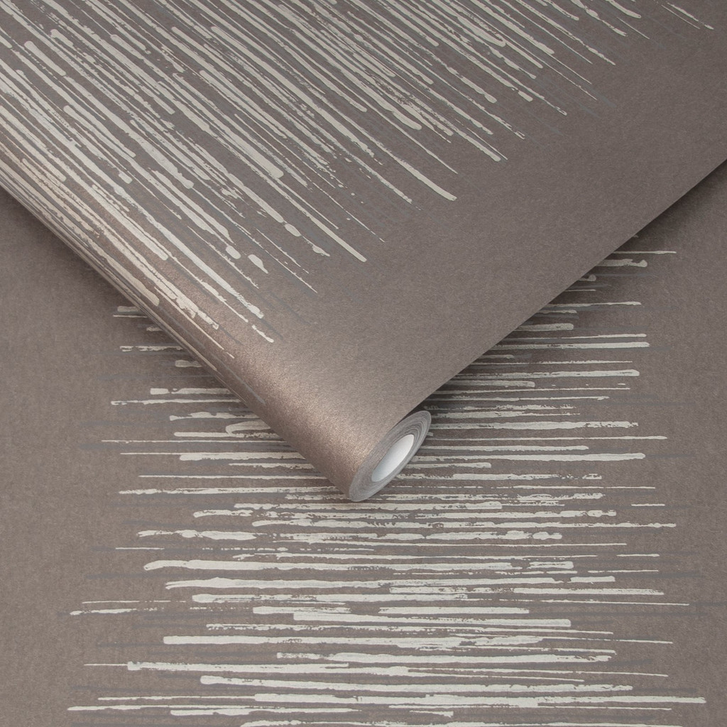 Tornado Stripe Neutral Wallpaper