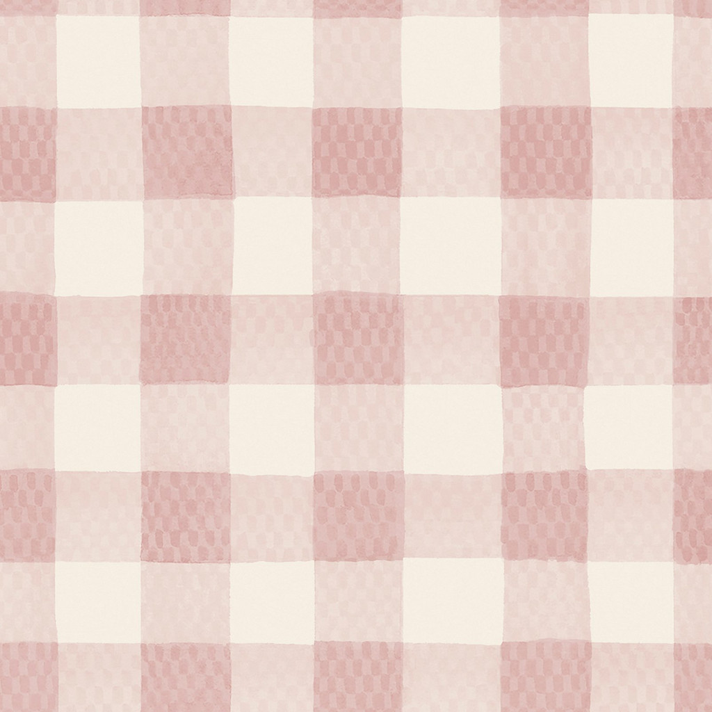 Cath Kidston Painted Gingham Pink Wallpaper - 125515_TILE_PAINTED GINGHAM PINK_01.jpg