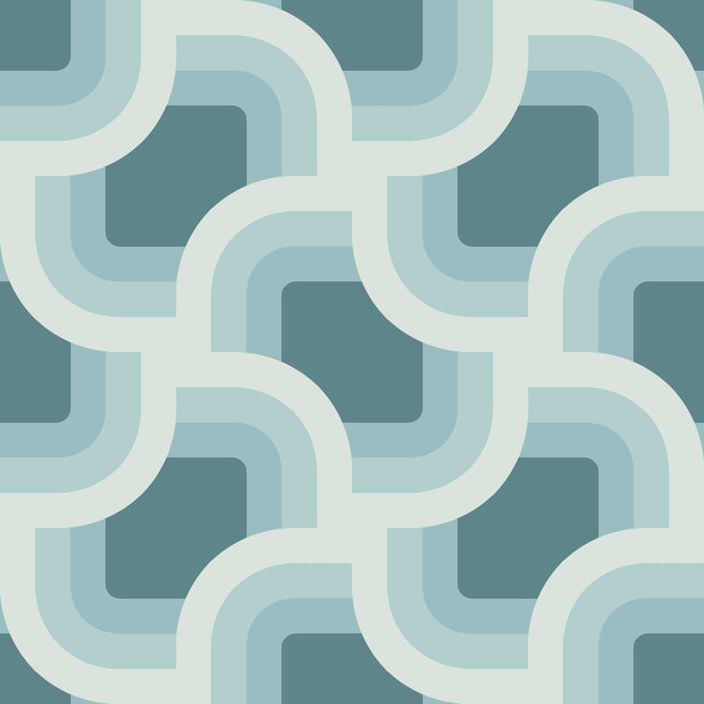 Nicole Miller Retro Geo Peel & Stick Spa Wallpaper
