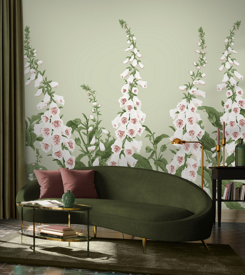 Foxglove Sage Bespoke Mural