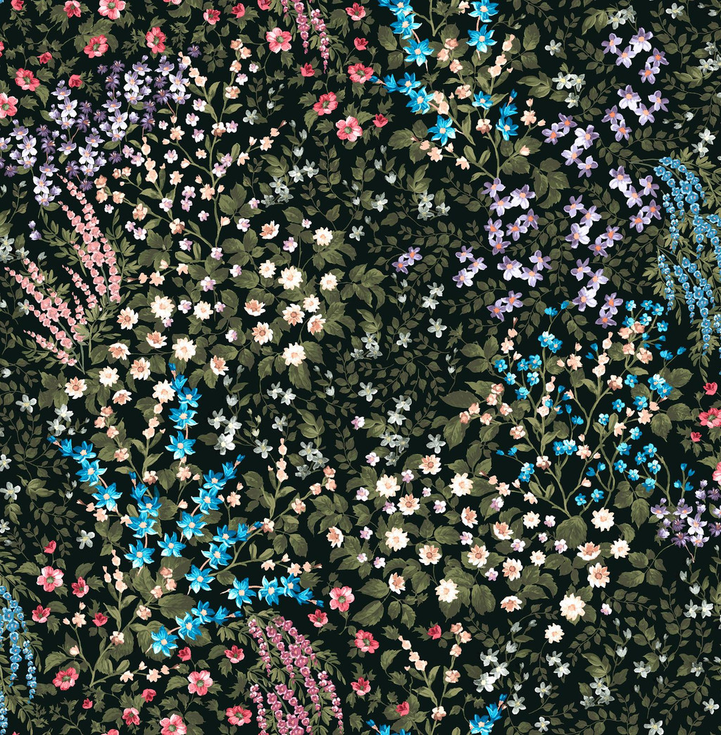Painterly Flora Black Wallpaper - 142351_TILE_01.jpg