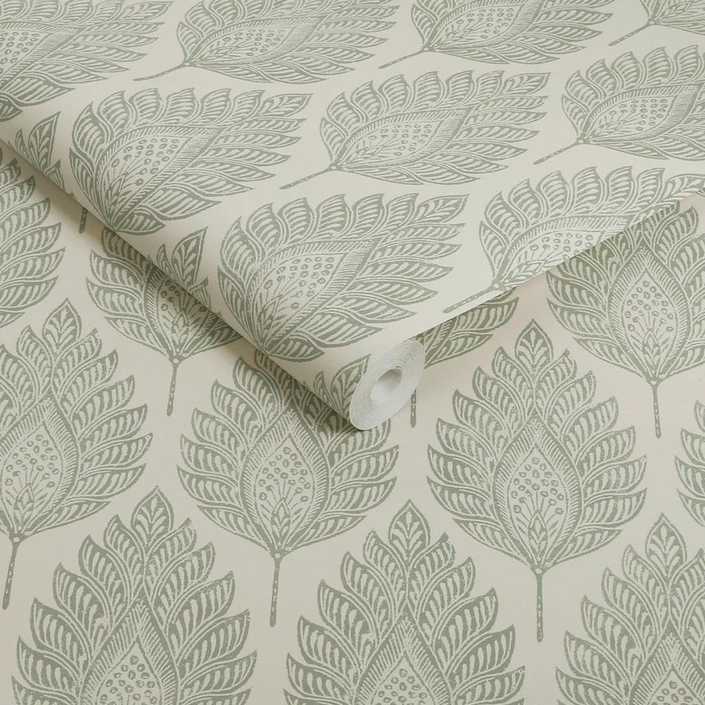 Flame Leaf Neutral Wallpaper - 142307_ROLLSHOT_01.jpg