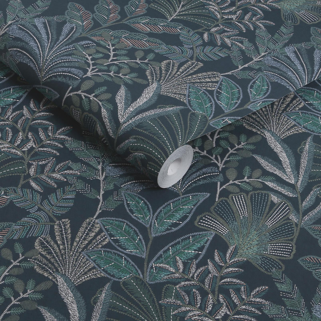 Vendura Weave Navy Wallpaper - 142319_ROLLSHOT_01.jpg