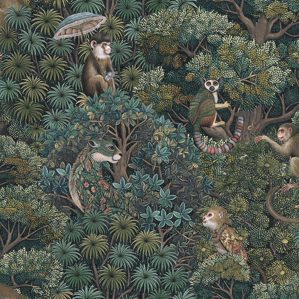 Treetop Troop Emerald Wallpaper - 142311_TILE_01.jpg