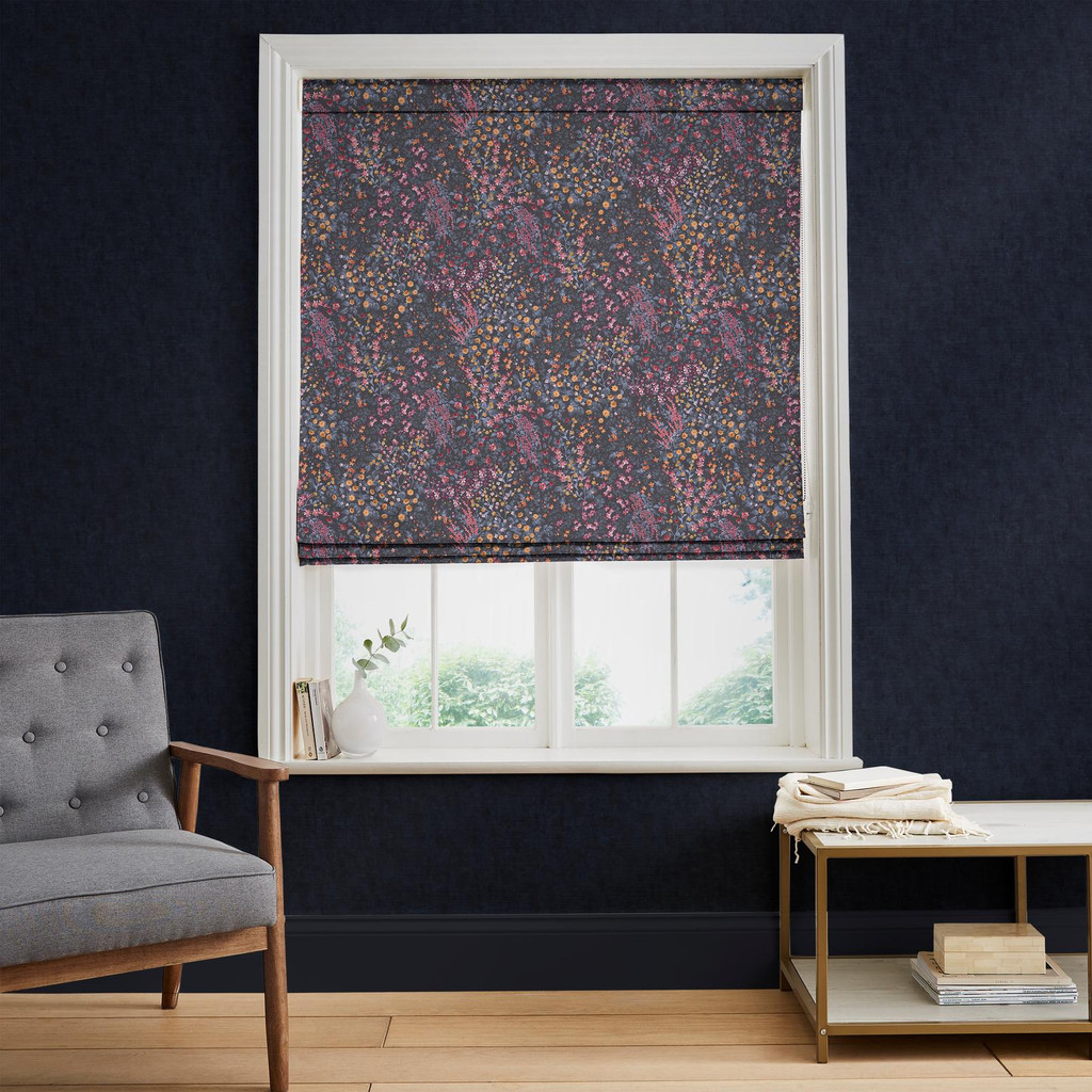 Painterly Flora Blue & Pink Roman Blind - 142563rom_ROOMSET_01.jpg