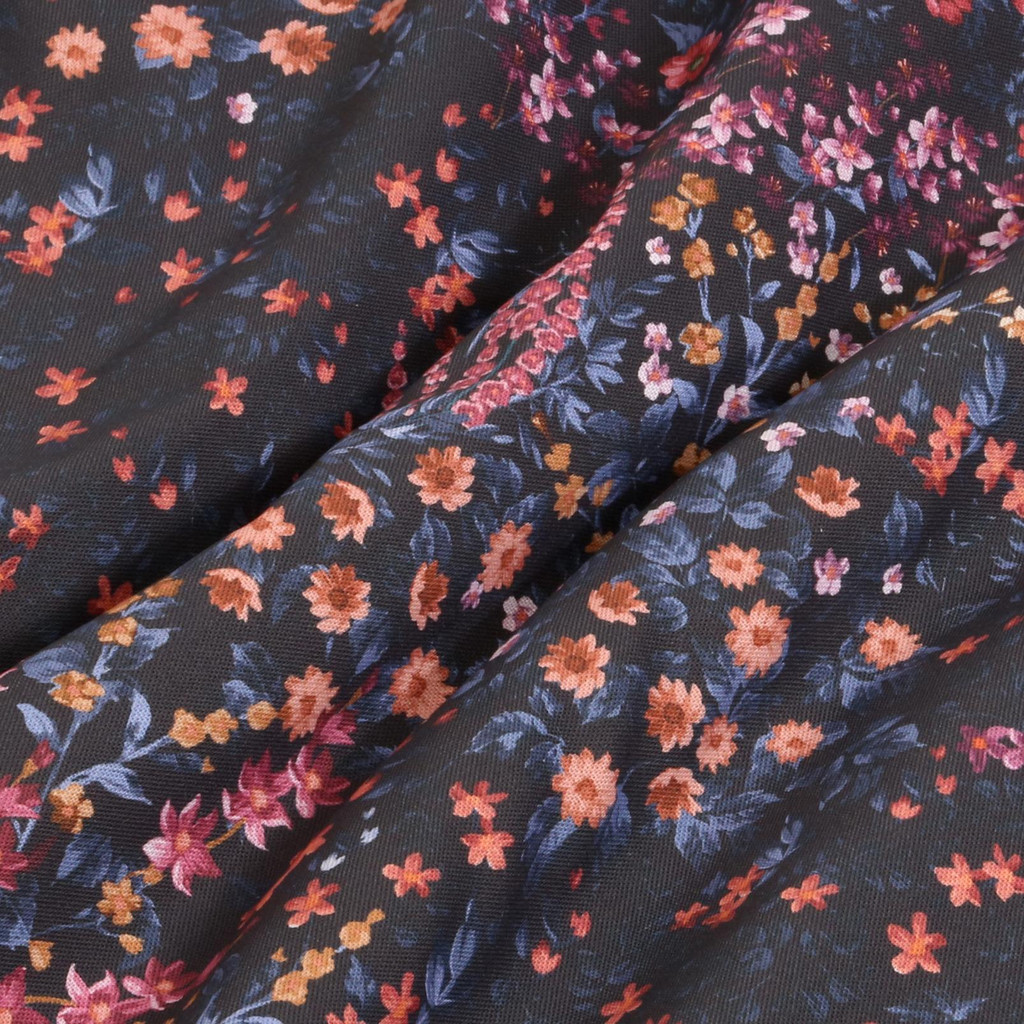 Painterly Flora Blue & Pink Roman Blind - 142563rom_FABRIC_01.jpg